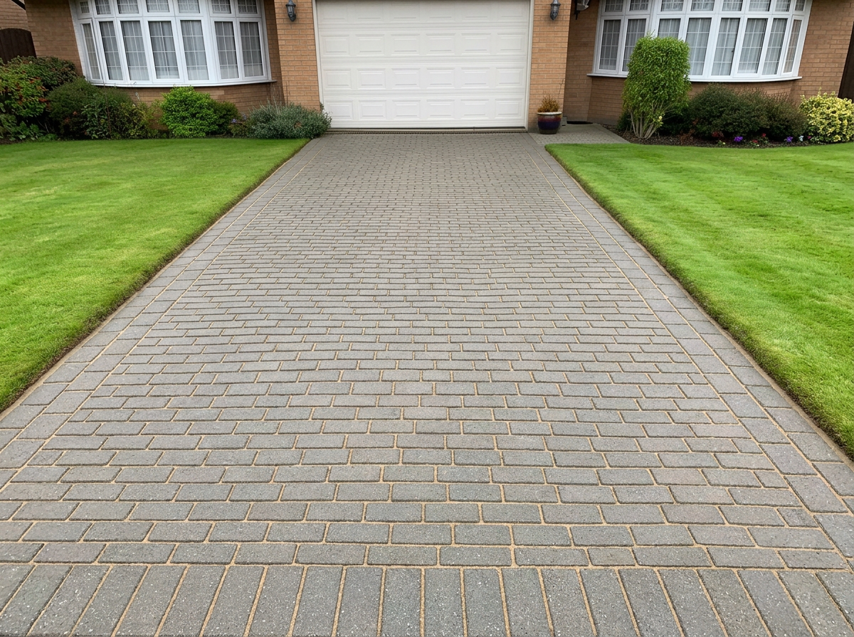 Driveway restoration — Oldmeldrum – after