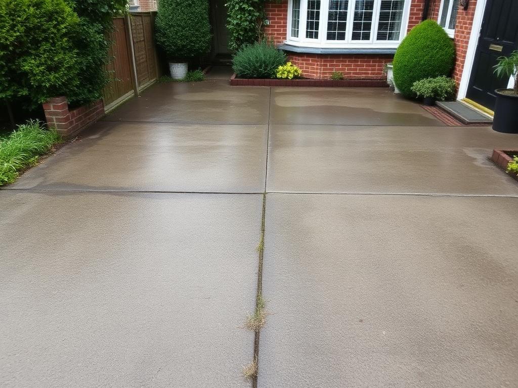 Driveway restoration — Oldmeldrum – before